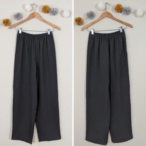 Positive Attitude Black Crepe Trousers Size 6P